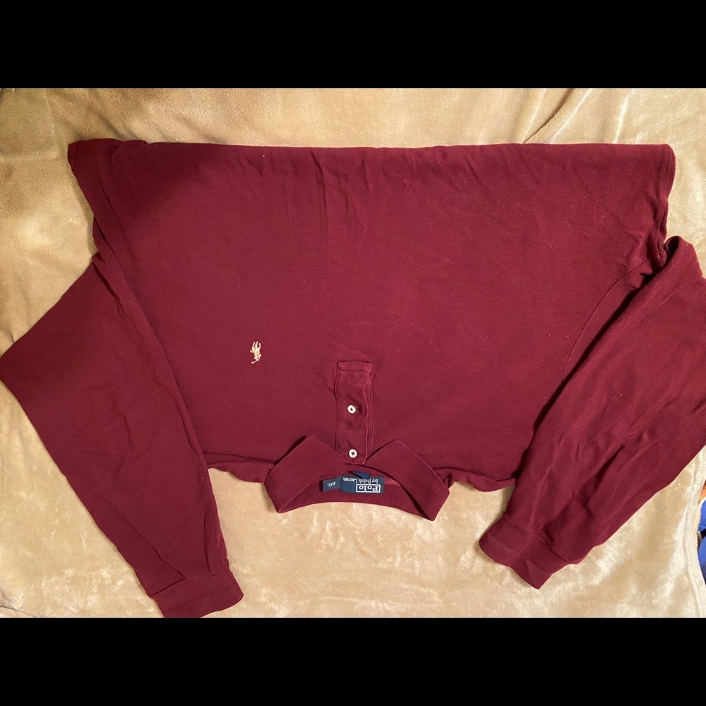 Men’s long sleeve polo shirt